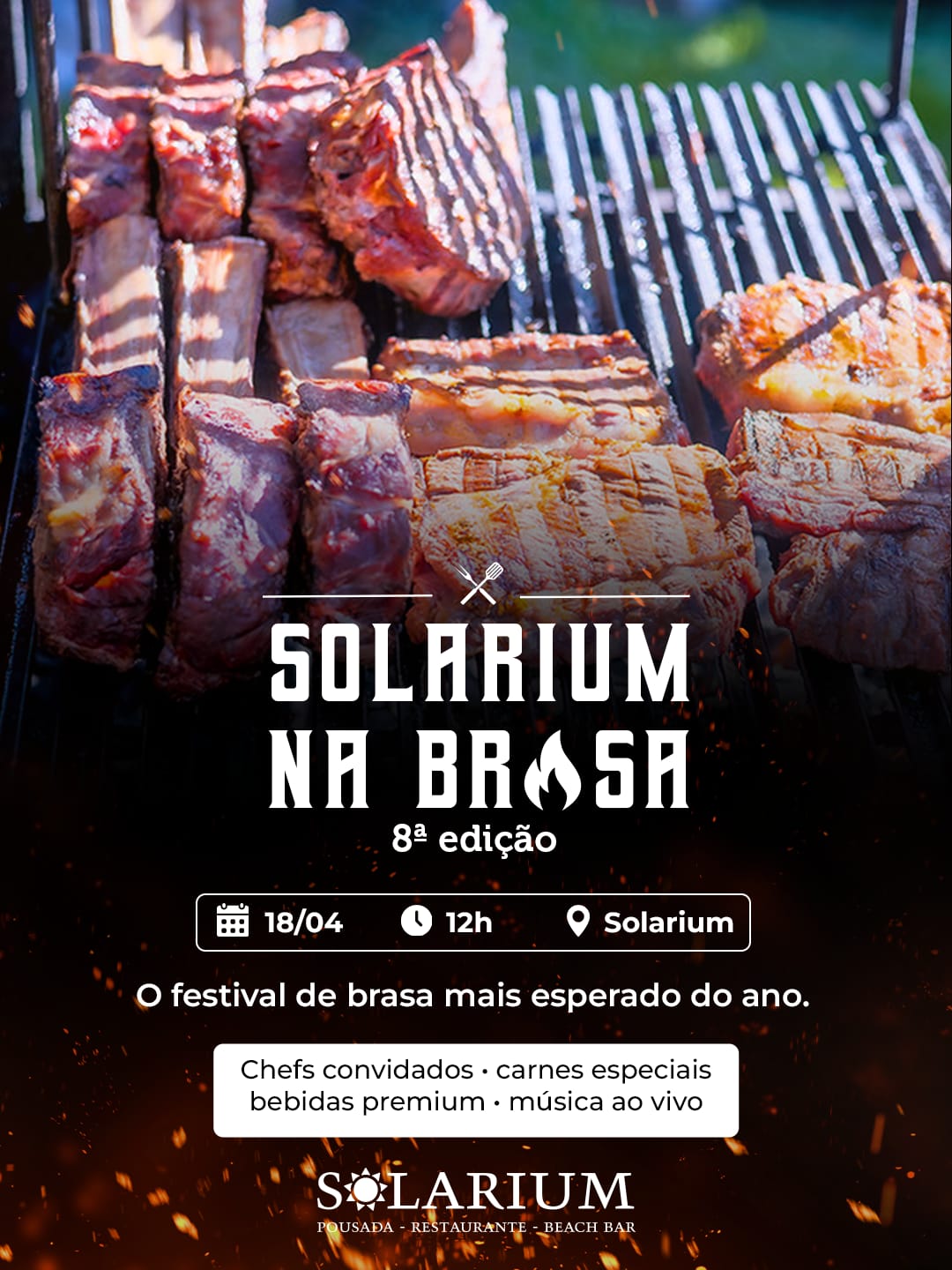 🍖 Solárium na Brasa 8° edição no paraíso chamado Solárium!