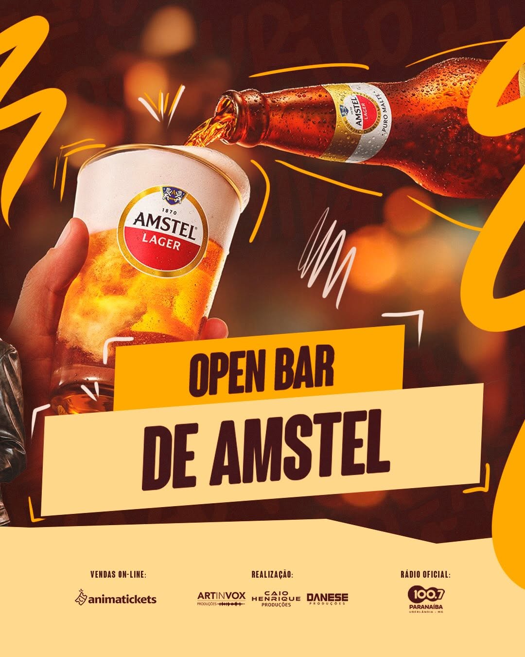 Pro ouvir e tomar uma